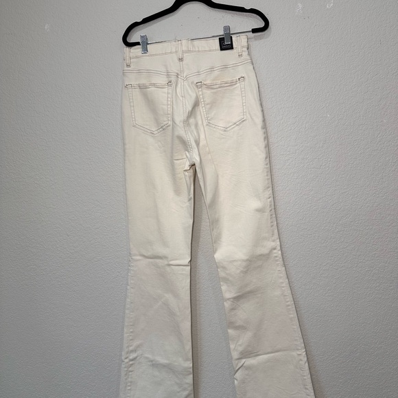 Current/Elliott Women's Cream Boot Cut Jeans 29 - Picture 2 of 8